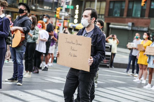 Photo Flash: Artists Gather in Times Square for Be An #ArtsHero Campaign 