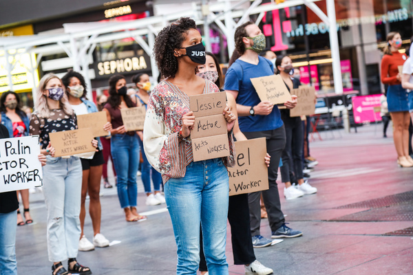 Photo Flash: Artists Gather in Times Square for Be An #ArtsHero Campaign Image