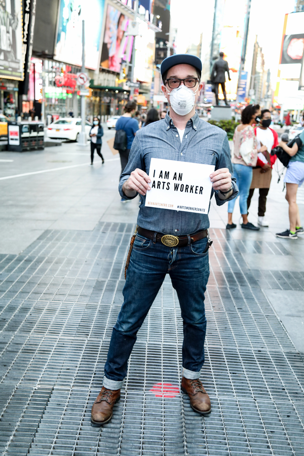Photo Flash: Artists Gather in Times Square for Be An #ArtsHero Campaign Image