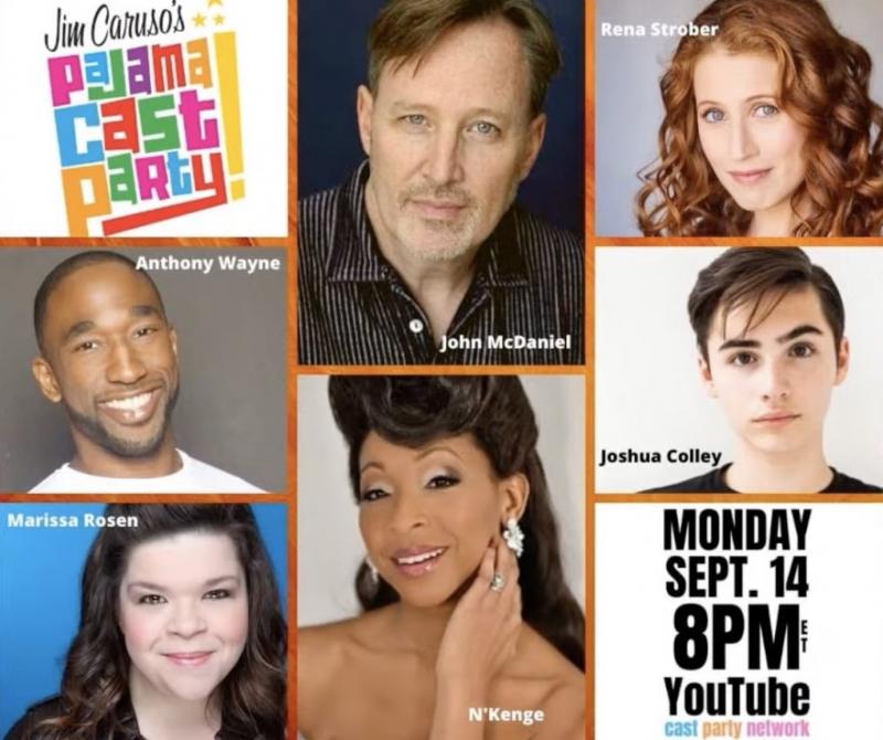 VIDEO: Watch N'Kenge, Joshua Colley & More on Jim Caruso's Pajama Cast Party Image