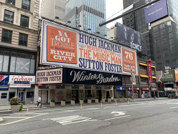 Up on the Marquee: THE MUSIC MAN Prepares for Broadway's Return at the Winter Garden Theater  Image