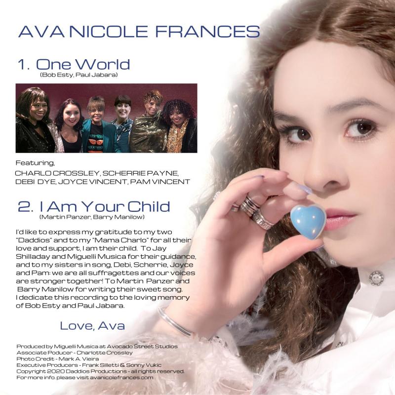 Feature: Ava Nicole Frances Inspires with ONE WORLD 