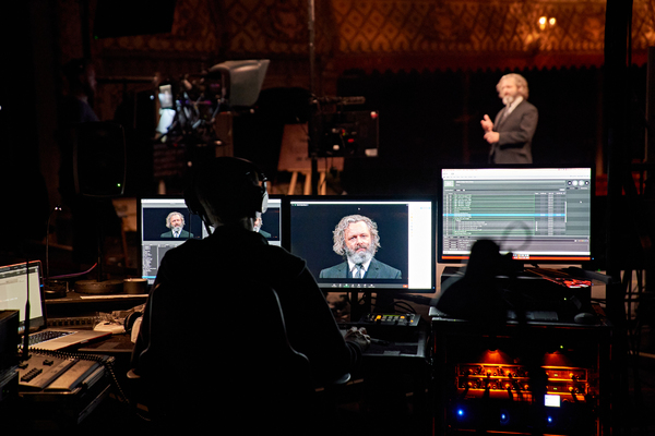 Photo Flash: First Look at Michael Sheen and Indira Varma in FAITH HEALER, as Part of Old Vic: In Camera Image