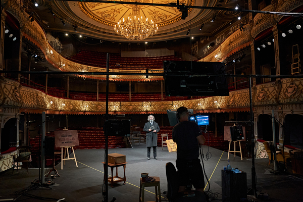 Photo Flash: First Look at Michael Sheen and Indira Varma in FAITH HEALER, as Part of Old Vic: In Camera Image