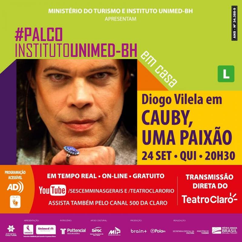 Review: Diogo Vilela Honors Cauby Peixoto in CAUBY, UMA PAIXAO, in a Free Live.  Image