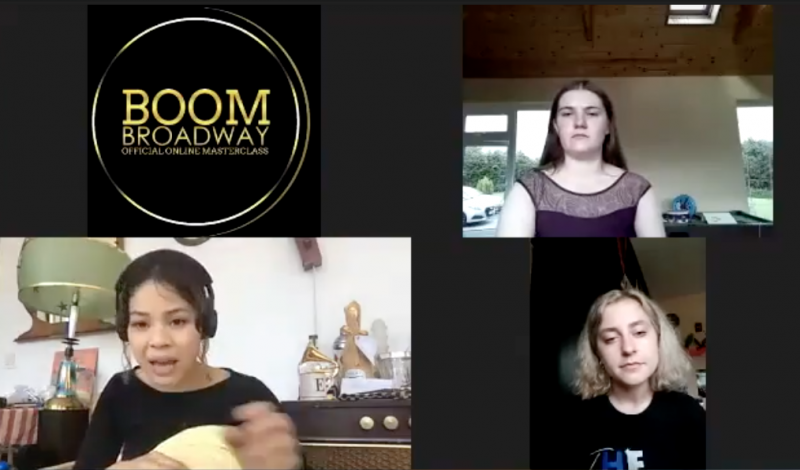 Broadway Artists are Educating Tomorrow's Stars and Creators Through BOOM — Broadway Official Online Masterclass Image