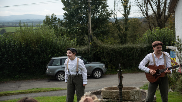 Photo Flash: Michael Morpurgo Shows Cast of PRIVATE PEACEFUL the Village That Inspired His Novel 