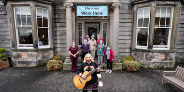 Perth Theatre Takes Gig On A Truck To Care Homes Across The Area Photo