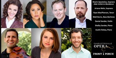 Charlottesville Opera Presents Online Concert as Part of the Front Porch Series Photo