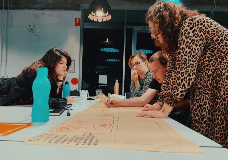 A Conversation with the Naughty Corner Collective about their experiences working in THE DPS LAB Image