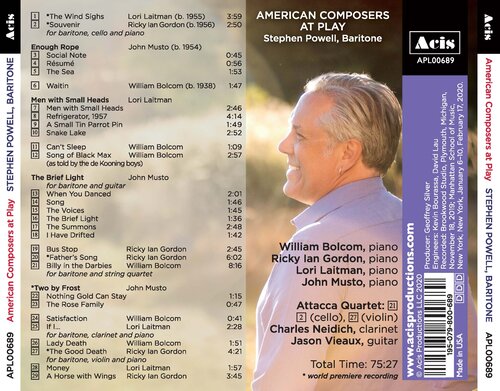 BWW CD Review: AMERICAN COMPOSERS AT PLAY 