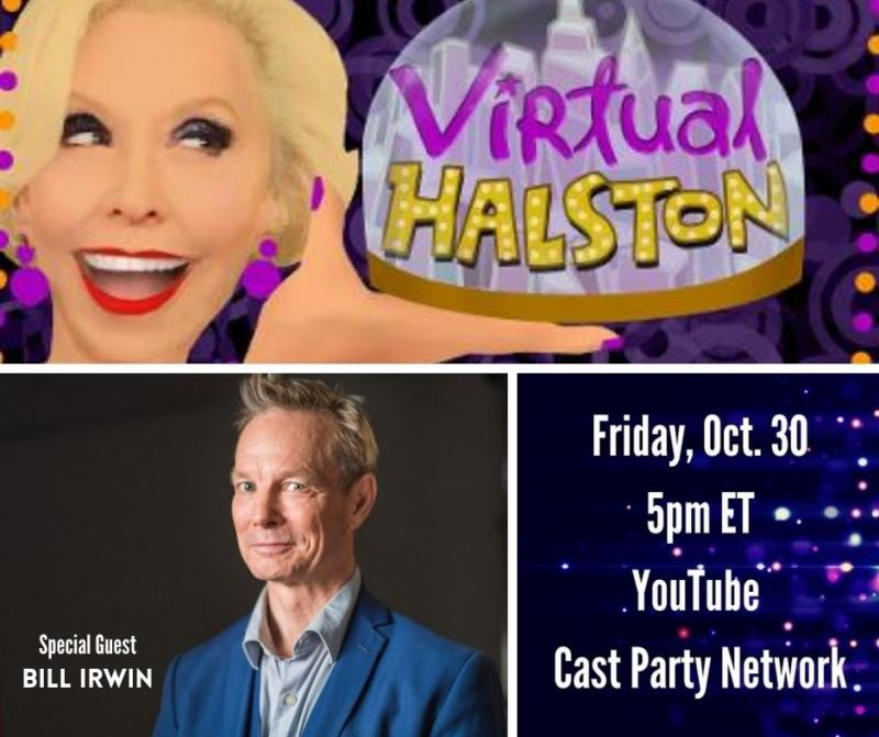 BWW Previews: Julie Halston's VIRTUAL HALSTON Returns October 30th With Special Guest Bill Irwin  Image