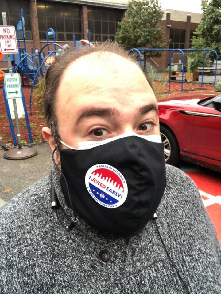 Feature: Cabaret and Concert Artists Flock To Polls For Early Voting Image