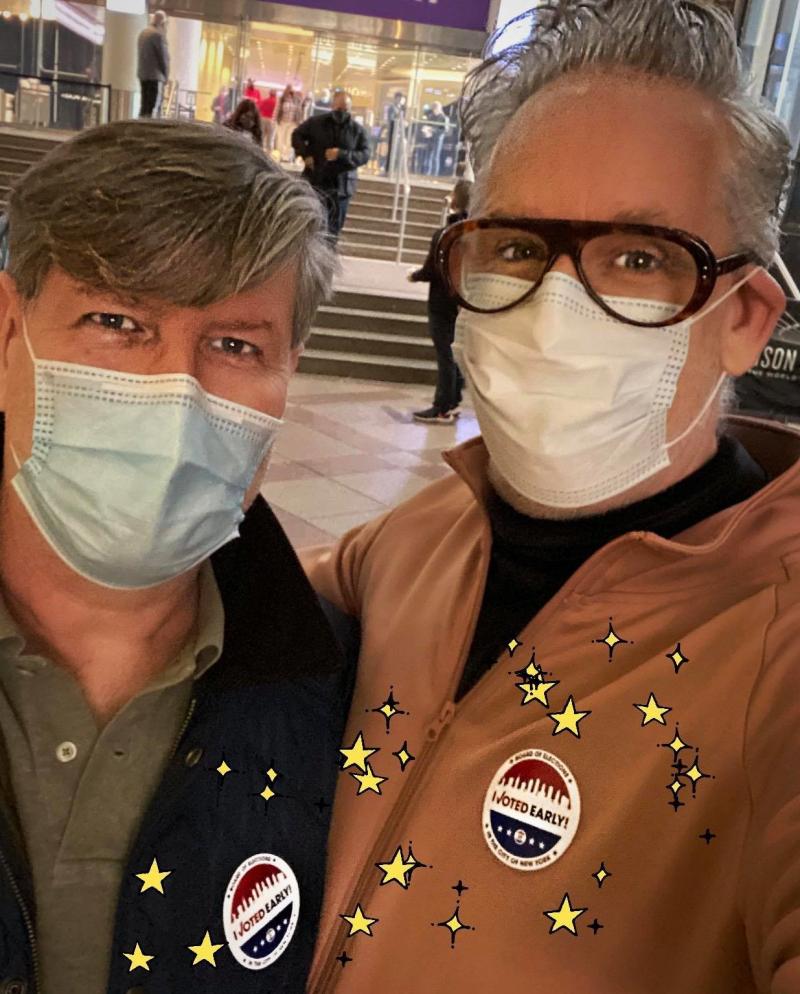 Feature: Cabaret and Concert Artists Flock To Polls For Early Voting Image
