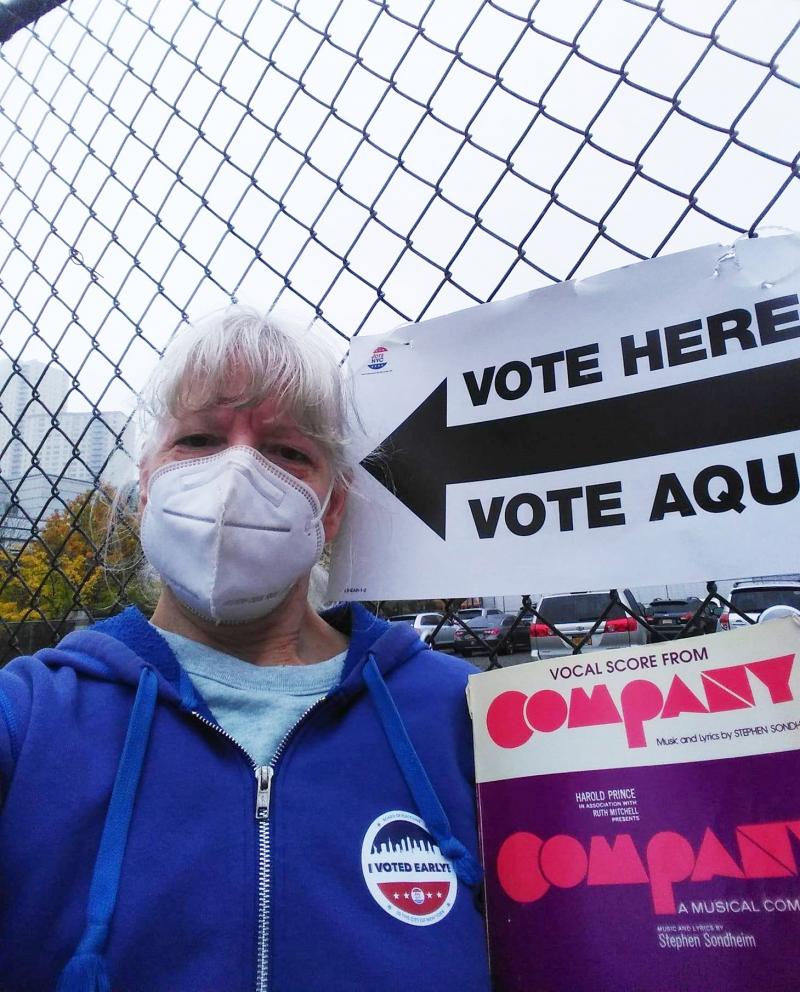 Feature: Cabaret and Concert Artists Flock To Polls For Early Voting Image