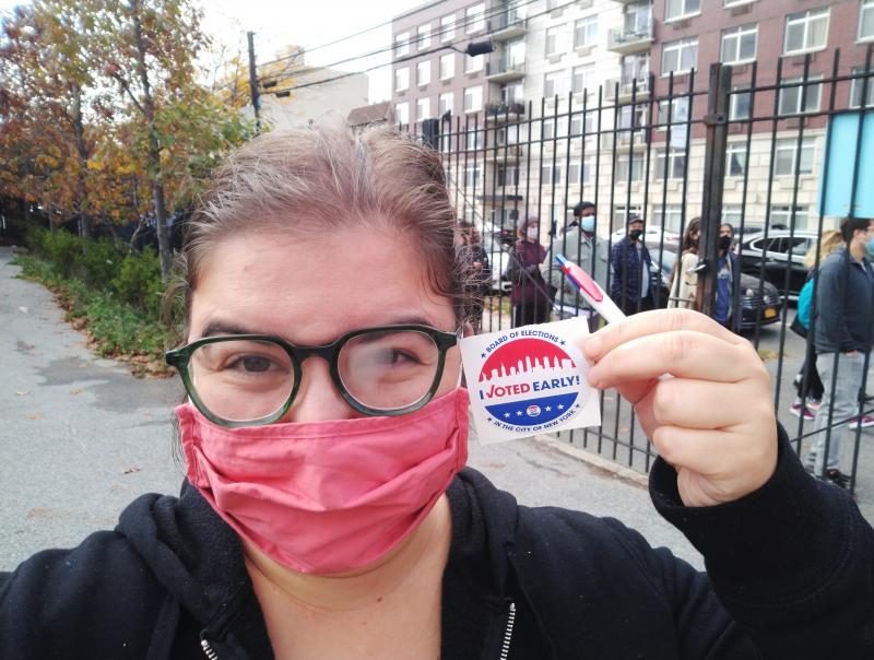 Feature: Cabaret and Concert Artists Flock To Polls For Early Voting Image