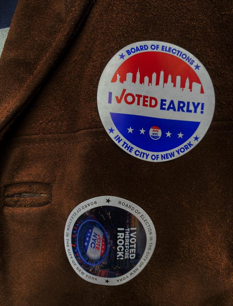 Feature: Cabaret and Concert Artists Flock To Polls For Early Voting Image