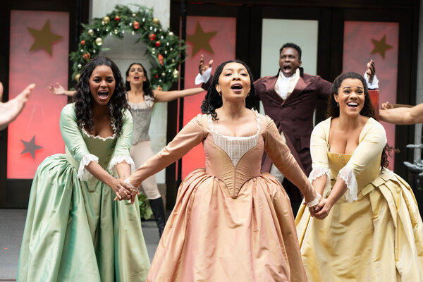 Photo Flash: The Casts of JAGGED LITTLE PILL, HAMILTON, MEAN GIRLS, and AIN'T TOO PROUD Perform at the MACY'S THANKSGIVING DAY PARADE Image