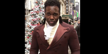 VIDEO: HAMILTON Star Joshua Henry Gets Back In Action As Burr for the Macy's Thanksgiving Photo
