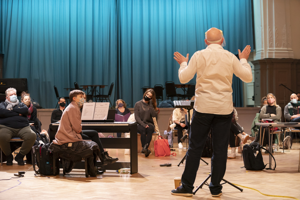 Photo Flash: Inside Rehearsal For A CHRISTMAS CAROL at the Dominion Theatre Image