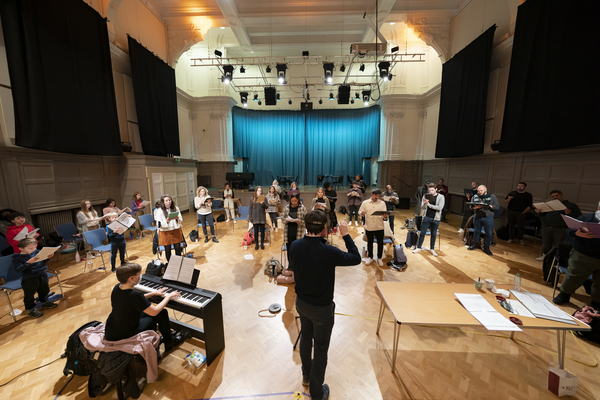 Photo Flash: Inside Rehearsal For A CHRISTMAS CAROL at the Dominion Theatre Image