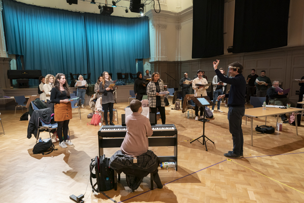 Photo Flash: Inside Rehearsal For A CHRISTMAS CAROL at the Dominion Theatre Image