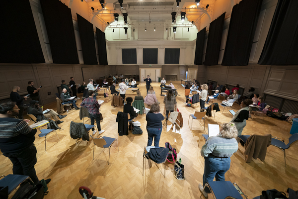 Photo Flash: Inside Rehearsal For A CHRISTMAS CAROL at the Dominion Theatre Image