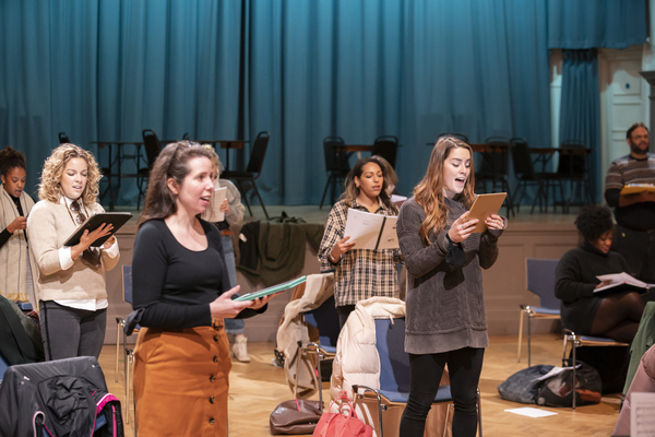 Photo Flash: Inside Rehearsal For A CHRISTMAS CAROL at the Dominion Theatre Image