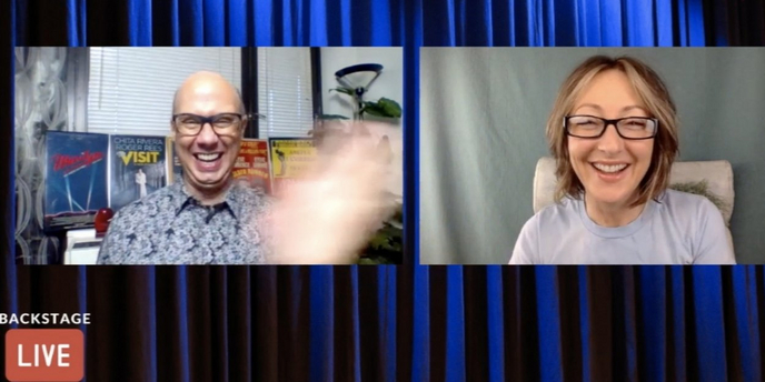 VIDEO: Carmen Cusack Visits Backstage LIVE with Richard Ridge- Watch Now! Video