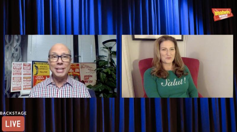 VIDEO: Ana Gasteyer Visits Backstage LIVE with Richard Ridge- Watch Now! Image