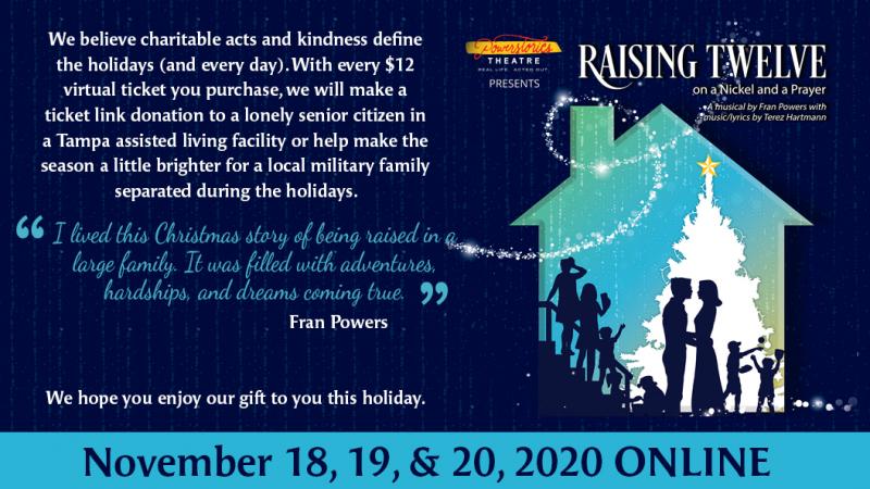 BWW Previews: CREATE A HOLIDAY TRADITION WITH RAISING TWELVE ON A NICKEL AND A PRAYER STREAMING DEC 18-20  at Powerstories  Image