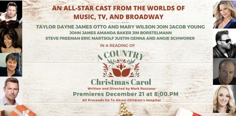 All-Star Cast from Broadway, Music and TV Assembles for A COUNTRY CHRISTMAS CAROL; Airs December 21 