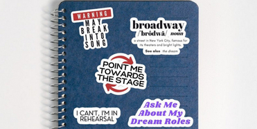 Celebrate National Sticker Day with New Stickers from the Theatre Shop! Photo