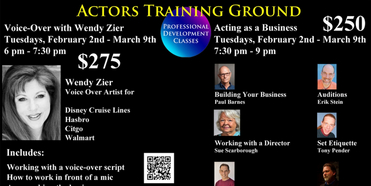 Actors Training Ground Announces Voice-Over And Acting As A Business Master Classes Photo