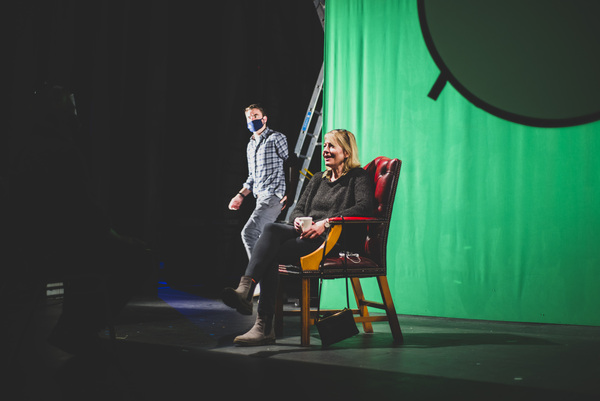 Photo Flash: See Jon Culshaw, Matthew Kelly, Jemma Redgrave and Adrian Scarborough Filming BARNES' PEOPLE Image