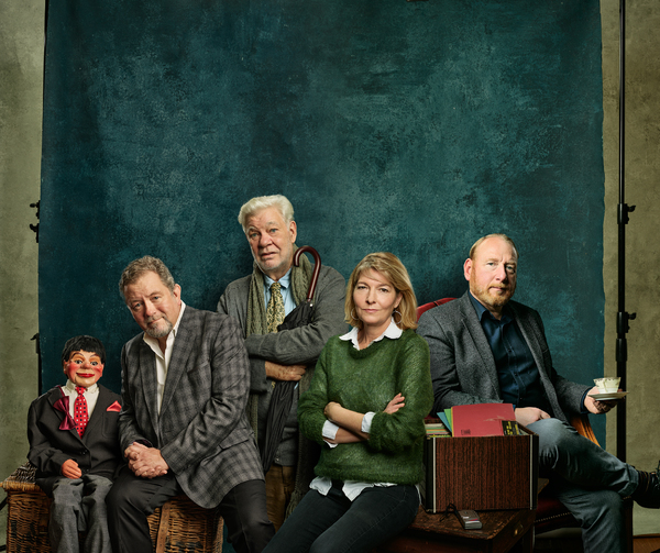 Photo Flash: See Jon Culshaw, Matthew Kelly, Jemma Redgrave and Adrian Scarborough Filming BARNES' PEOPLE Image