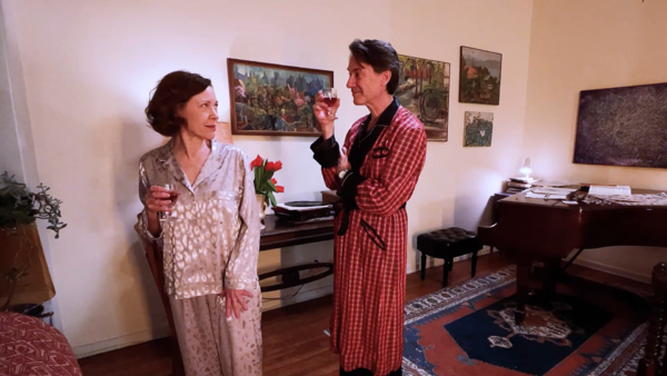 Photo Flash: Playhouse On Park Presents ELYOT & AMANDA: ALL ALONE From Noël Coward's PRIVATE LIVES Image