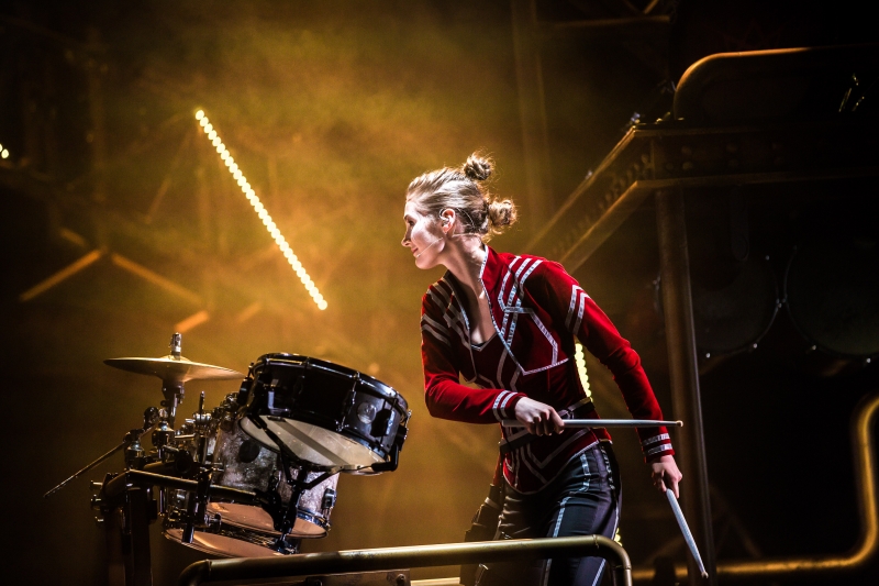 Review: A High Energy Spectacle of Light And Sound, DRUMMER QUEEN Seeks To Shift Perceptions About Women In Percussion. 