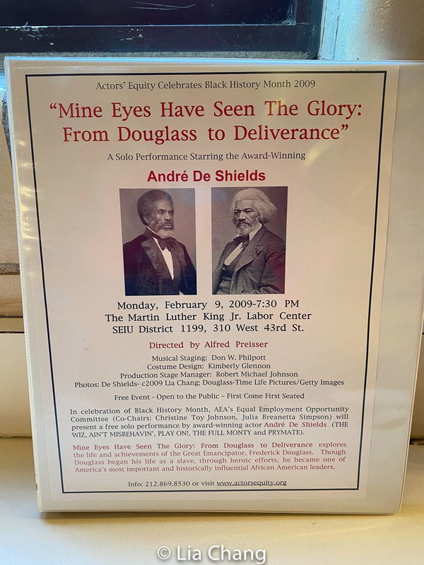 Script of Andre De Shields is Frederick Douglass: Mine Eyes Have Seen the Glory Photo