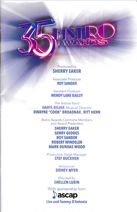 Feature: Remembering The 35th Bistro Awards One Year After The Shutdown Image