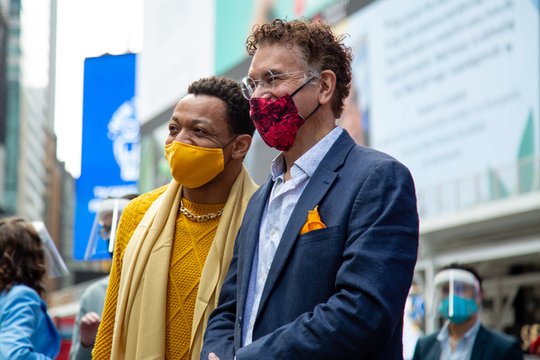 Derrick Baskin, Brian Stokes Mitchell Photo