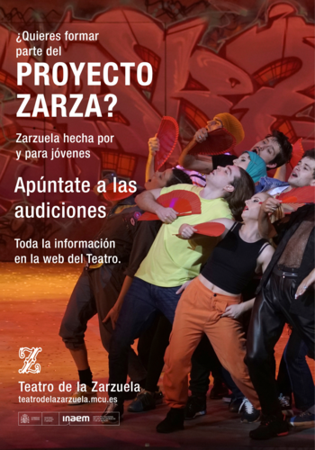 El Teatro de la Zarzuela abre audiciones para PROYECTO ZARZA 