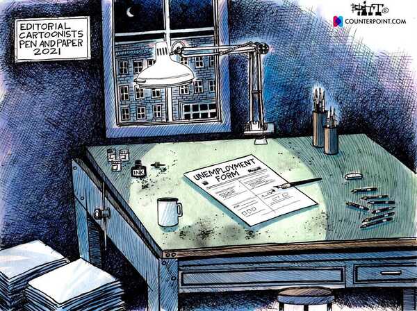 Check Out Political Cartoons From Be An #ArtsHero & Counterpoint's '100 Days of Art & Activism' Partnership Image