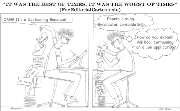 Check Out Political Cartoons From Be An #ArtsHero & Counterpoint's '100 Days of Art & Activism' Partnership Image