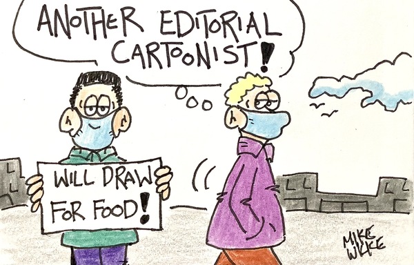 Check Out Political Cartoons From Be An #ArtsHero & Counterpoint's '100 Days of Art & Activism' Partnership Image