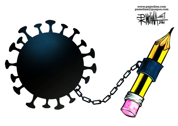 Check Out Political Cartoons From Be An #ArtsHero & Counterpoint's '100 Days of Art & Activism' Partnership Image