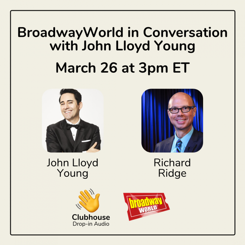 Richard Ridge to Chat with John Lloyd Young on the Clubhouse App Image