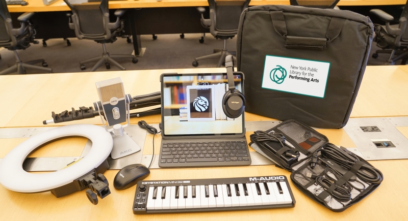 The New York Public Library for the Performing Arts Launches Tech Kits for Performing Artists Including Mic, Ring Light & More  Image