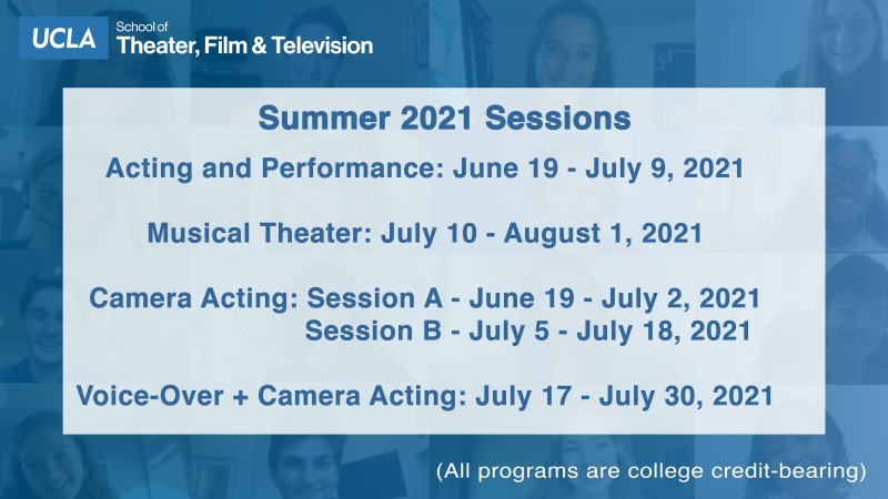 Join the UCLA Department of Theater Summer Institutes! 