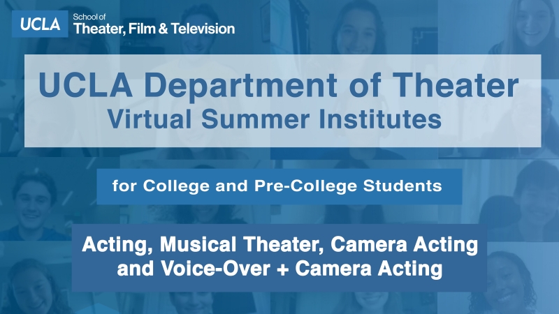 Join the UCLA Department of Theater Summer Institutes! 